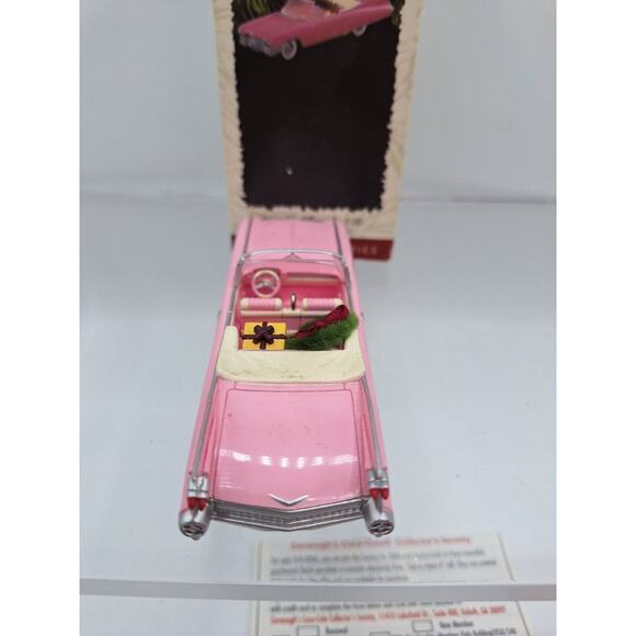 Vintage 1996 Hallmark 1959 Pink Cadillac De Ville Classic Cars Elvis Barbie - Picture 5 of 6